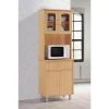 Beech China Cabinet by HODEDAH -US Pride Furniture Shop beech hodedah display cabinets hik94 beech 64 1000