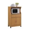 Beech Microwave Cart with Storage by HODEDAH -US Pride Furniture Shop beech hodedah microwave carts hik77 beech 64 1000