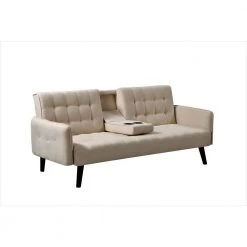 Payne 72 in. Beige Fabric 2-Seater Twin Sleeper Convertible Sofa Bed with Tapered Legs by US Pride Furniture 13 Payne 72 in. Beige Fabric 2-Seater Twin Sleeper Convertible Sofa Bed with Tapered Legs by US Pride Furniture -US Pride Furniture Shop beige us pride furniture sofa beds sb9055 h1 31 1000