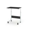 23.6 in. Wide Black Adjustable Height Wood Top Laptop Desk on Wheels by HODEDAH -US Pride Furniture Shop black hodedah computer desks his858 black 64 1000