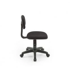 Small Black Fabric Task Chair with Swivel Seat by HODEDAH 14 Small Black Fabric Task Chair with Swivel Seat by HODEDAH -US Pride Furniture Shop black hodedah task chairs hi 5004 black 4f 1000