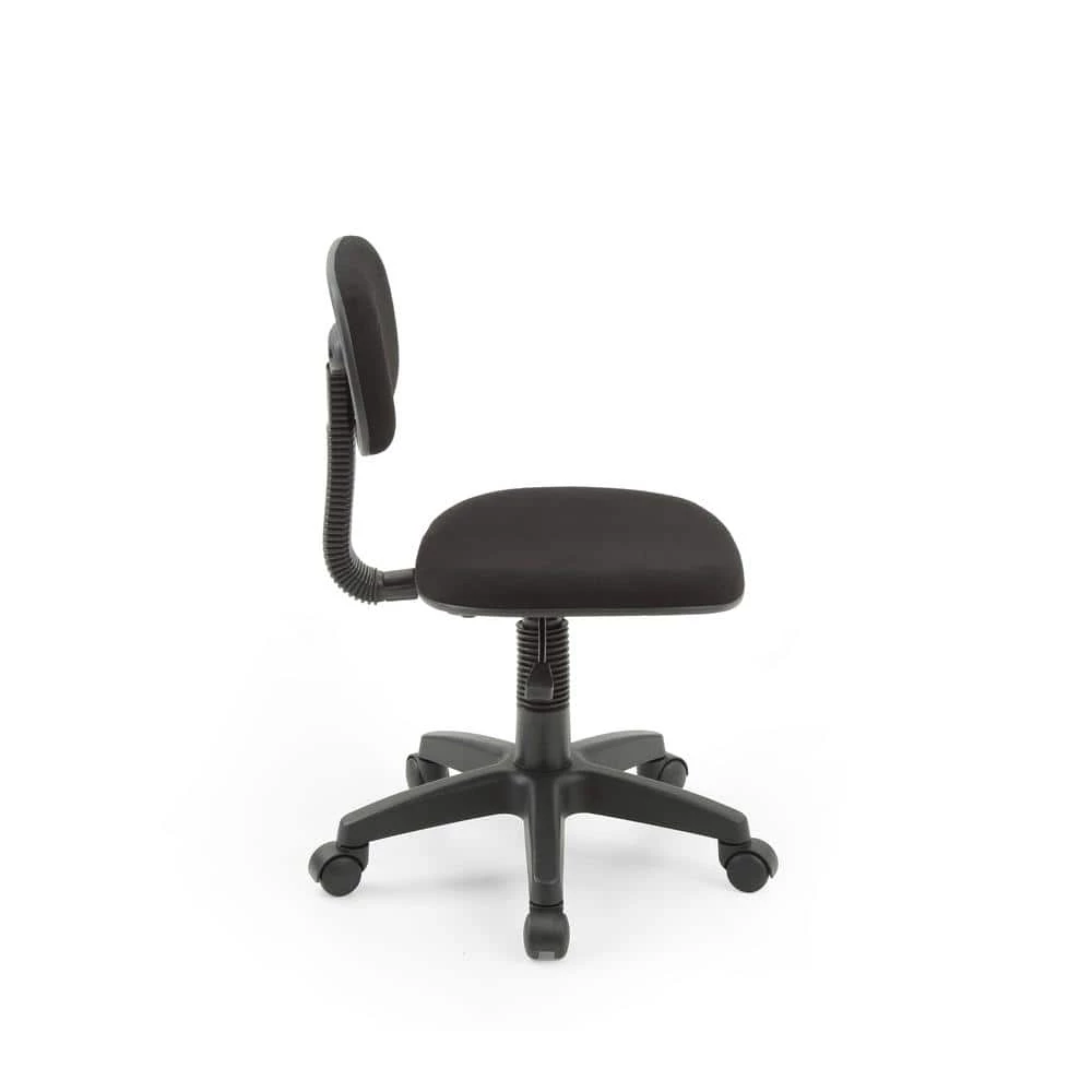 Small Black Fabric Task Chair with Swivel Seat by HODEDAH 8 Small Black Fabric Task Chair with Swivel Seat by HODEDAH - Image 6