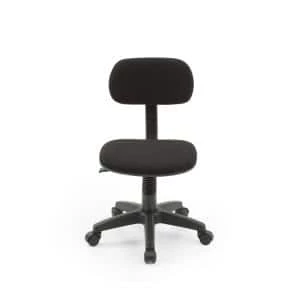 Small Black Fabric Task Chair with Swivel Seat by HODEDAH 3 Small Black Fabric Task Chair with Swivel Seat by HODEDAH