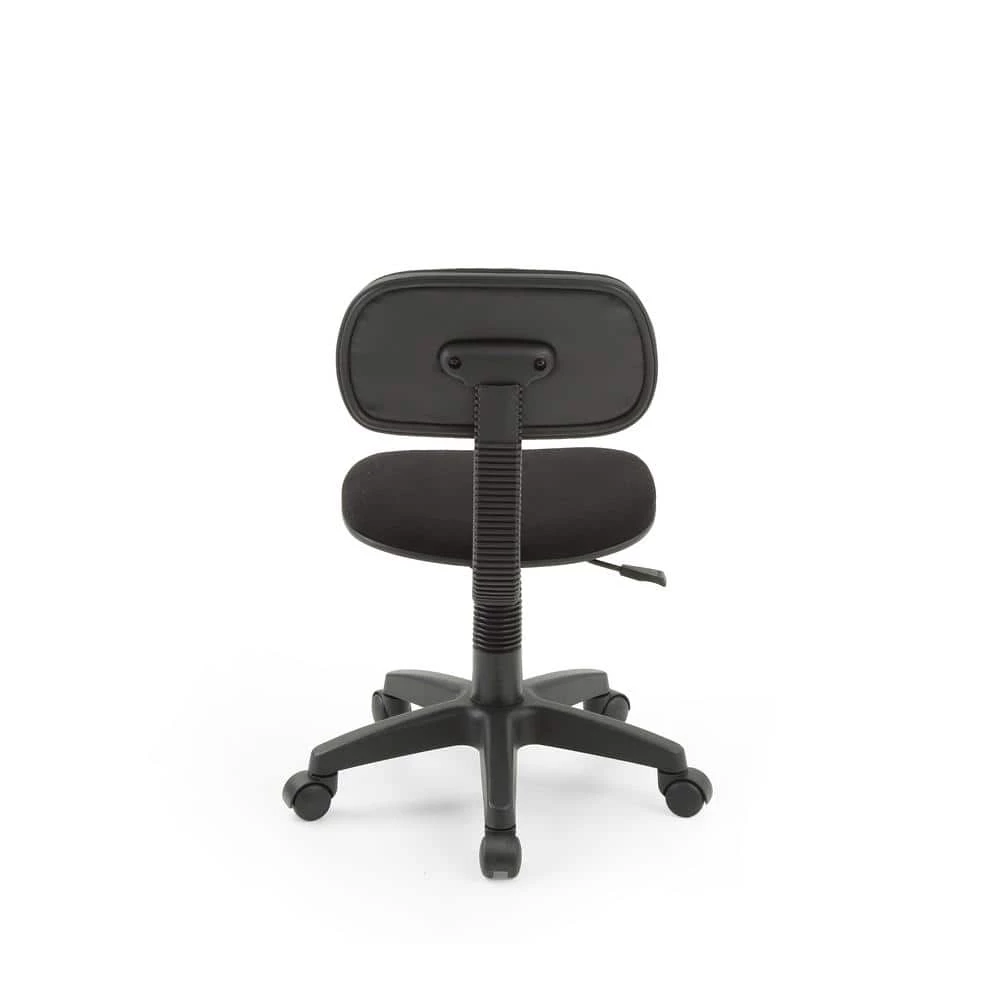 Small Black Fabric Task Chair with Swivel Seat by HODEDAH 6 Small Black Fabric Task Chair with Swivel Seat by HODEDAH - Image 4