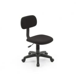 Small Black Fabric Task Chair with Swivel Seat by HODEDAH 13 Small Black Fabric Task Chair with Swivel Seat by HODEDAH -US Pride Furniture Shop black hodedah task chairs hi 5004 black c3 1000