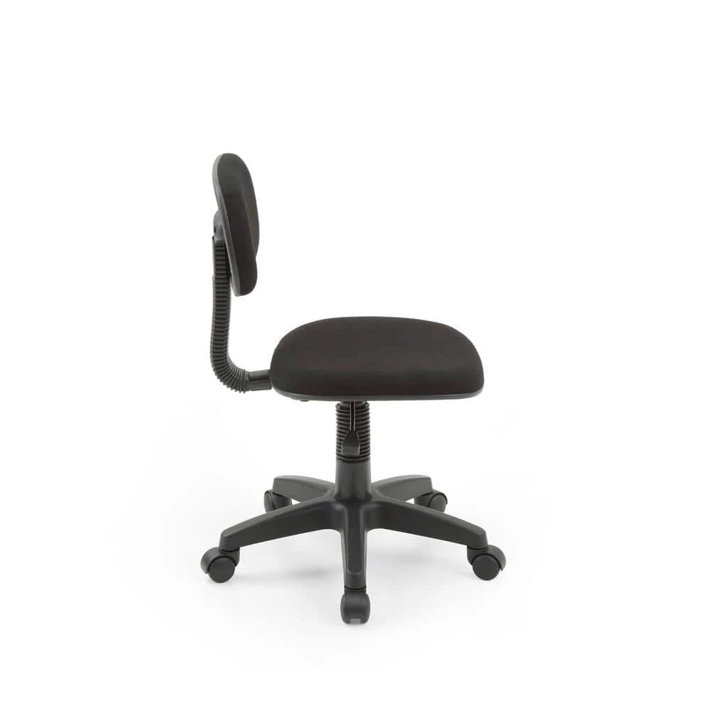 Small Black Fabric Task Chair with Swivel Seat by HODEDAH 4 Small Black Fabric Task Chair with Swivel Seat by HODEDAH - Image 2