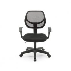 Black Mesh Mid Back Office Chair by HODEDAH -US Pride Furniture Shop black hodedah task chairs hi 5006 black 4f 1000