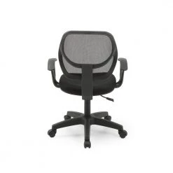 Black Mesh Mid Back Office Chair by HODEDAH -US Pride Furniture Shop black hodedah task chairs hi 5006 black 66 1000