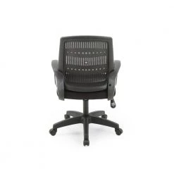 23.6 in. Width Standard Black Fabric Task Chair with Swivel Seat by HODEDAH 12 23.6 in. Width Standard Black Fabric Task Chair with Swivel Seat by HODEDAH -US Pride Furniture Shop black hodedah task chairs hi 5007 black 44 1000