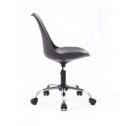 Black Armless Swivel Office Desk Chair with Cushion Seat by HODEDAH -US Pride Furniture Shop black hodedah task chairs hic327 black 1f 1000
