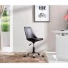 Black Armless Swivel Office Desk Chair with Cushion Seat by HODEDAH -US Pride Furniture Shop black hodedah task chairs hic327 black 64 1000