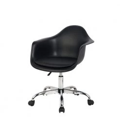 Adjustable Bucket Black Swivel Office/Desk Chair by HODEDAH 13 Adjustable Bucket Black Swivel Office/Desk Chair by HODEDAH -US Pride Furniture Shop black hodedah task chairs hic401 black 1f 1000