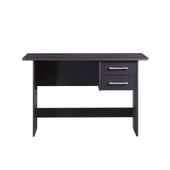 47.24 in. Wide Rectangular Black Wooden with 2-Drawers Writing Desk by HODEDAH -US Pride Furniture Shop black hodedah writing desks hi425 black 4f 1000