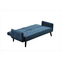Payne 72 in. Blue Fabric 2-Seater Twin Sleeper Convertible Sofa Bed with Tapered Legs by US PRIDE FURNITURE -US Pride Furniture Shop blue us pride furniture sofa beds sb9054 4f 1000