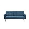 Payne 72 in. Blue Fabric 2-Seater Twin Sleeper Convertible Sofa Bed with Tapered Legs by US PRIDE FURNITURE 1 Payne 72 in. Blue Fabric 2-Seater Twin Sleeper Convertible Sofa Bed with Tapered Legs by US PRIDE FURNITURE -US Pride Furniture Shop blue us pride furniture sofa beds sb9054 64 1000