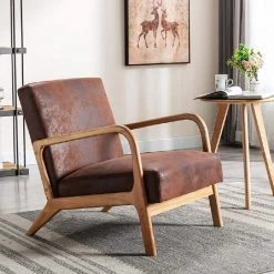 Glostrup 25.2'' Brown Wide Armchair by US Pride Furniture -US Pride Furniture Shop brown us pride furniture accent chairs c157 31 1000