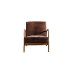 Glostrup 25.2'' Brown Wide Armchair by US Pride Furniture