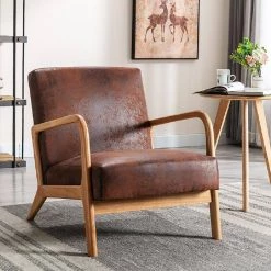 Glostrup 25.2'' Brown Wide Armchair by US Pride Furniture -US Pride Furniture Shop brown us pride furniture accent chairs c157 c3 1000