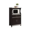 Grey Microwave Cart with Storage by HODEDAH -US Pride Furniture Shop chocolate grey hodedah microwave carts hik77 choc grey 64 1000