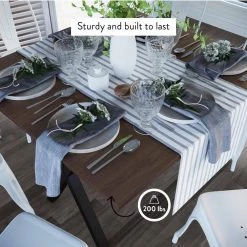 Kalos Solid Wood Drop Leaf Folding Kitchen Dining or Console Table Brown Top and Legs by Nathan James -US Pride Furniture Shop dark brown black nathan james kitchen dining tables 41001 fa 1000