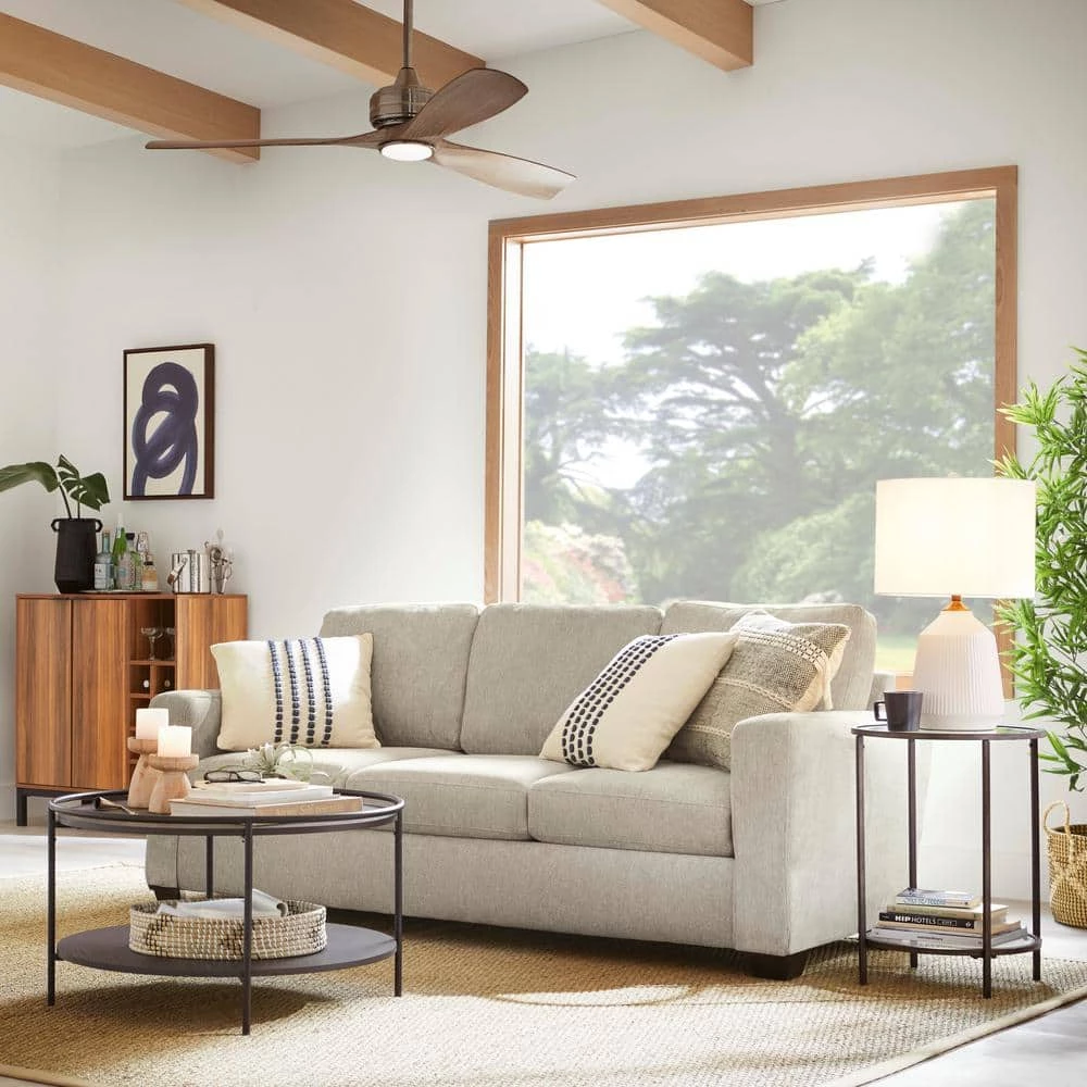 Paloma 32 in. Dark Oak/Black Medium Round Wood Coffee Table with Tray by Nathan James 5 Paloma 32 in. Dark Oak/Black Medium Round Wood Coffee Table with Tray by Nathan James - Image 3