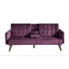Thomas 72 in. Eggplant Velvet 2-Seats Twin Sofa Beds by US Pride Furniture 2 Thomas 72 in. Eggplant Velvet 2-Seats Twin Sofa Beds by US Pride Furniture -US Pride Furniture Shop eggplant us pride furniture sofa beds sb9071 h2 64 1000