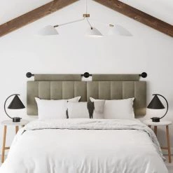 Remi 71 in. W Fog/Black King Wall Mount Channel Tufted Adjustable Headboard with Black Metal Rail by Nathan James -US Pride Furniture Shop fog black nathan james headboards 96201 31 1000