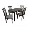 Raymond Wood 5-Piece Dining Table Chair Set by US PRIDE FURNITURE -US Pride Furniture Shop gray b us pride furniture dining room sets dt1121 64 1000