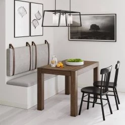 Harlow 72 in. King Wall Mount Gray Upholstered Headboard Adjustable Brown Leather Straps and Black Metal Rail by Nathan James 20 Harlow 72 in. King Wall Mount Gray Upholstered Headboard Adjustable Brown Leather Straps and Black Metal Rail by Nathan James -US Pride Furniture Shop gray brown nathan james headboards 94202 76 1000