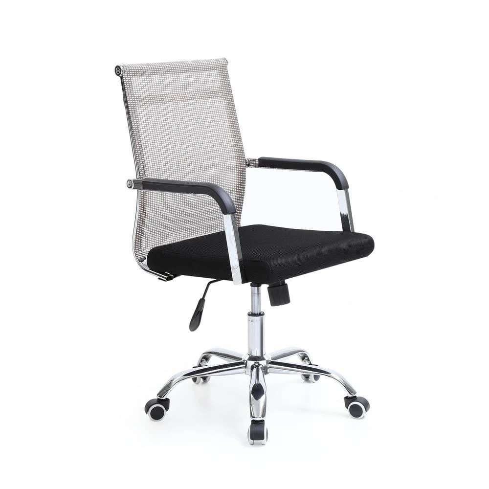 22.4 in. Width Standard Gray Fabric Ergonomic Chair with Adjustable Height by HODEDAH 5 22.4 in. Width Standard Gray Fabric Ergonomic Chair with Adjustable Height by HODEDAH - Image 3
