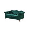Bellbrook 65.5 in. Green Velvet 2-Seater Chesterfield Loveseat with Removable Cushions by US Pride Furniture 2 Bellbrook 65.5 in. Green Velvet 2-Seater Chesterfield Loveseat with Removable Cushions by US Pride Furniture -US Pride Furniture Shop green us pride furniture loveseats s5367 l 64 1000