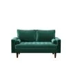 Civa 57.8 in. Green Velvet 2-Seater Loveseat with Removable Cushions by US Pride Furniture -US Pride Furniture Shop green us pride furniture loveseats s5479 l 64 1000