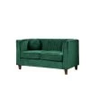 Lowery 55 in. Green Velvet 2 Seats Chesterfield Loveseat with Square Arms by US Pride Furniture -US Pride Furniture Shop green us pride furniture loveseats s5532 l h1 64 1000