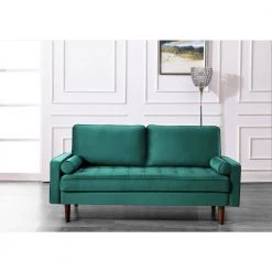 Civa 69.6 in. Green Velvet 3-Seater Sofa with Removable Cushions by US Pride Furniture 15 Civa 69.6 in. Green Velvet 3-Seater Sofa with Removable Cushions by US Pride Furniture -US Pride Furniture Shop green us pride furniture sofas couches s5479 s 1f 1000