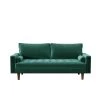 Civa 69.6 in. Green Velvet 3-Seater Sofa with Removable Cushions by US Pride Furniture -US Pride Furniture Shop green us pride furniture sofas couches s5479 s 64 1000