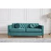 Lory 79.5 in. W Square Arms Velvet 3-Seats Straight Lawson Sofa with in Green by US Pride Furniture 2 Lory 79.5 in. W Square Arms Velvet 3-Seats Straight Lawson Sofa with in Green by US Pride Furniture -US Pride Furniture Shop green us pride furniture sofas couches s5538 s h2 64 1000