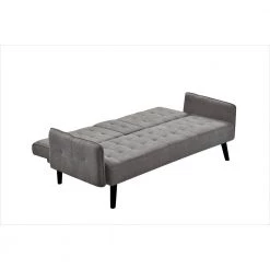 Payne 72 in. Gray Fabric 2-Seater Twin Sleeper Convertible Sofa Bed with Tapered Legs by US Pride Furniture 13 Payne 72 in. Gray Fabric 2-Seater Twin Sleeper Convertible Sofa Bed with Tapered Legs by US Pride Furniture -US Pride Furniture Shop grey us pride furniture sofa beds sb9053 h2 1f 1000