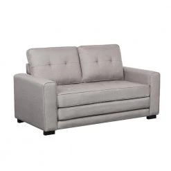 Bray 58 in. Light Brown Linen 2-Seater Twin Sleeper Sofa Bed with Removable Cushions by US Pride Furniture -US Pride Furniture Shop light brown us pride furniture sofa beds s5333 c3 1000