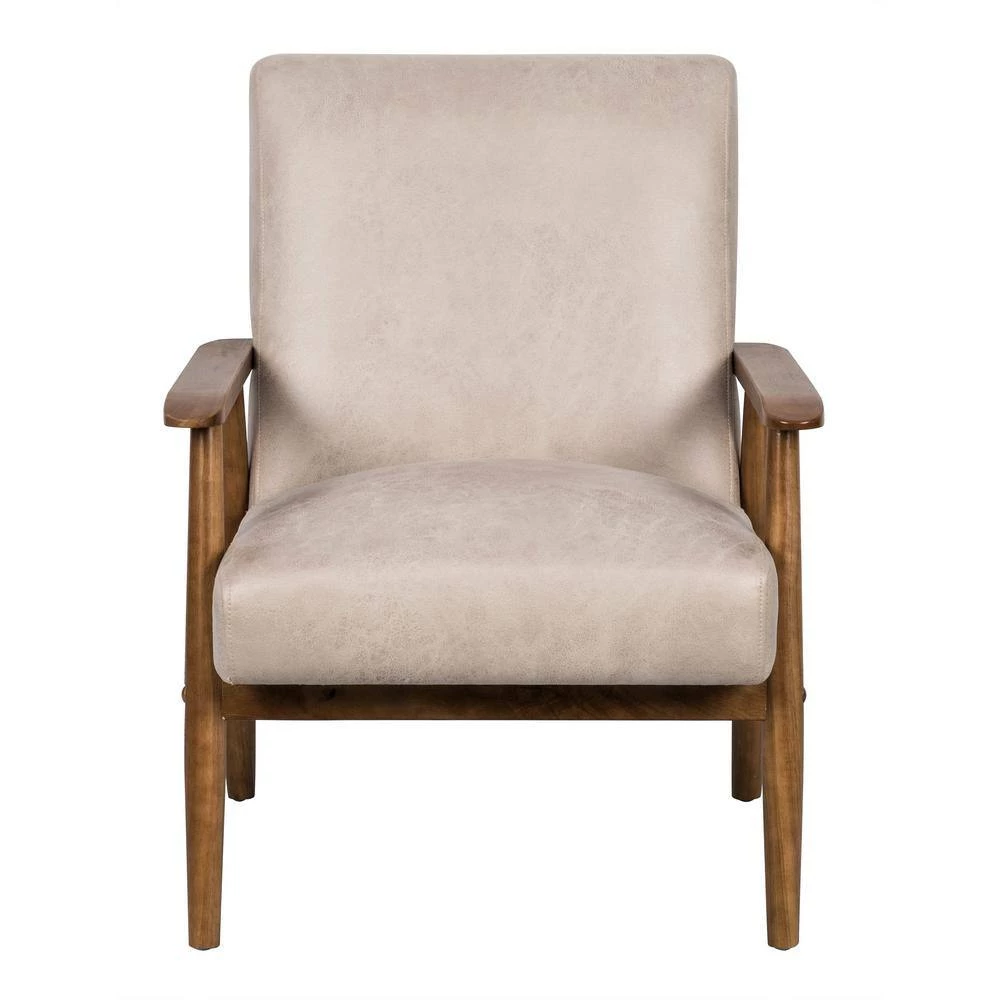 Charles Light Camel Classic Mid-Century Modern Chair by US Pride Furniture 5 Charles Light Camel Classic Mid-Century Modern Chair by US Pride Furniture - Image 3