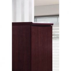 2-Door Mahogany Armoire with Shelves by HODEDAH -US Pride Furniture Shop mahogany hodedah armoires wardrobes hid8600 mahogany 66 1000