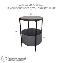 Oraa Nutmeg and Black Metal Frame Nightstand or Side Table with Storage Basket by Nathan James 12 Oraa Nutmeg and Black Metal Frame Nightstand or Side Table with Storage Basket by Nathan James -US Pride Furniture Shop nutmeg black nathan james end side tables 32201 40 1000