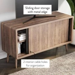 Liam 44 in. Oak and Black Wood TV Stand Fits TVs Up to 40 in. with Storage Doors by Nathan James 12 Liam 44 in. Oak and Black Wood TV Stand Fits TVs Up to 40 in. with Storage Doors by Nathan James -US Pride Furniture Shop oak black nathan james tv stands 51301 4f 1000