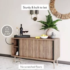 Liam 44 in. Oak and Black Wood TV Stand Fits TVs Up to 40 in. with Storage Doors by Nathan James 15 Liam 44 in. Oak and Black Wood TV Stand Fits TVs Up to 40 in. with Storage Doors by Nathan James -US Pride Furniture Shop oak black nathan james tv stands 51301 fa 1000