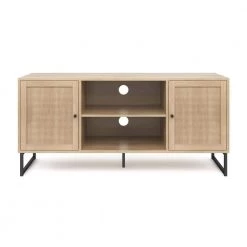 Mina 47 in. Oak and Black Composite TV Stand Fits TVs Up to 55 in. with Storage Doors by Nathan James 12 Mina 47 in. Oak and Black Composite TV Stand Fits TVs Up to 55 in. with Storage Doors by Nathan James -US Pride Furniture Shop oak black nathan james tv stands 74101 e1 1000