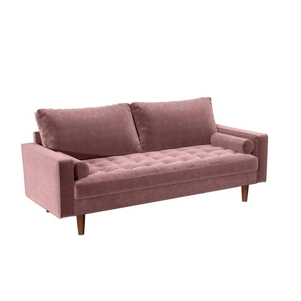 Civa velvet 2-Piece Tea RoseLiving Room Set Sofa and Loveseat by US Pride Furniture 8 Civa velvet 2-Piece Tea RoseLiving Room Set Sofa and Loveseat by US Pride Furniture - Image 6