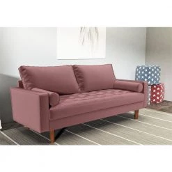 Civa velvet 2-Piece Tea RoseLiving Room Set Sofa and Loveseat by US Pride Furniture 15 Civa velvet 2-Piece Tea RoseLiving Room Set Sofa and Loveseat by US Pride Furniture -US Pride Furniture Shop tea rose us pride furniture living room sets s5481 l s fa 1000