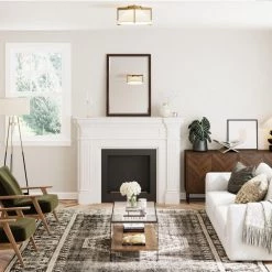 Asher 39 in. Warm Walnut/Black Mid-Century Rectangle Glass Coffee Table with Walnut Floating Shelf and Black Metal Legs by Nathan James -US Pride Furniture Shop warm walnut black nathan james coffee tables 31202 c3 1000