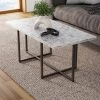 Abby 40 in. White/Black 17 in. Height Rectangle Faux Marble Coffee Table with Metal Legs by Nathan James 1 Abby 40 in. White/Black 17 in. Height Rectangle Faux Marble Coffee Table with Metal Legs by Nathan James -US Pride Furniture Shop white black nathan james coffee tables 35002 64 1000