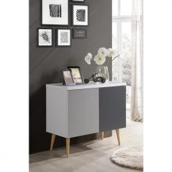 Entry Way Accent Console Table in White-Grey by HODEDAH 11 Entry Way Accent Console Table in White-Grey by HODEDAH -US Pride Furniture Shop white grey hodedah accent cabinets hi690 white grey 31 1000
