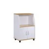 White Microwave Cart with Storage by HODEDAH -US Pride Furniture Shop white hodedah microwave carts hik74 white 64 1000